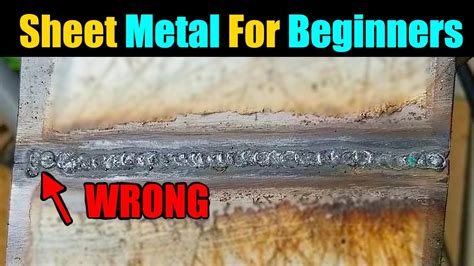 sheet metal gap no welding|weld sheet metal troubleshooting.